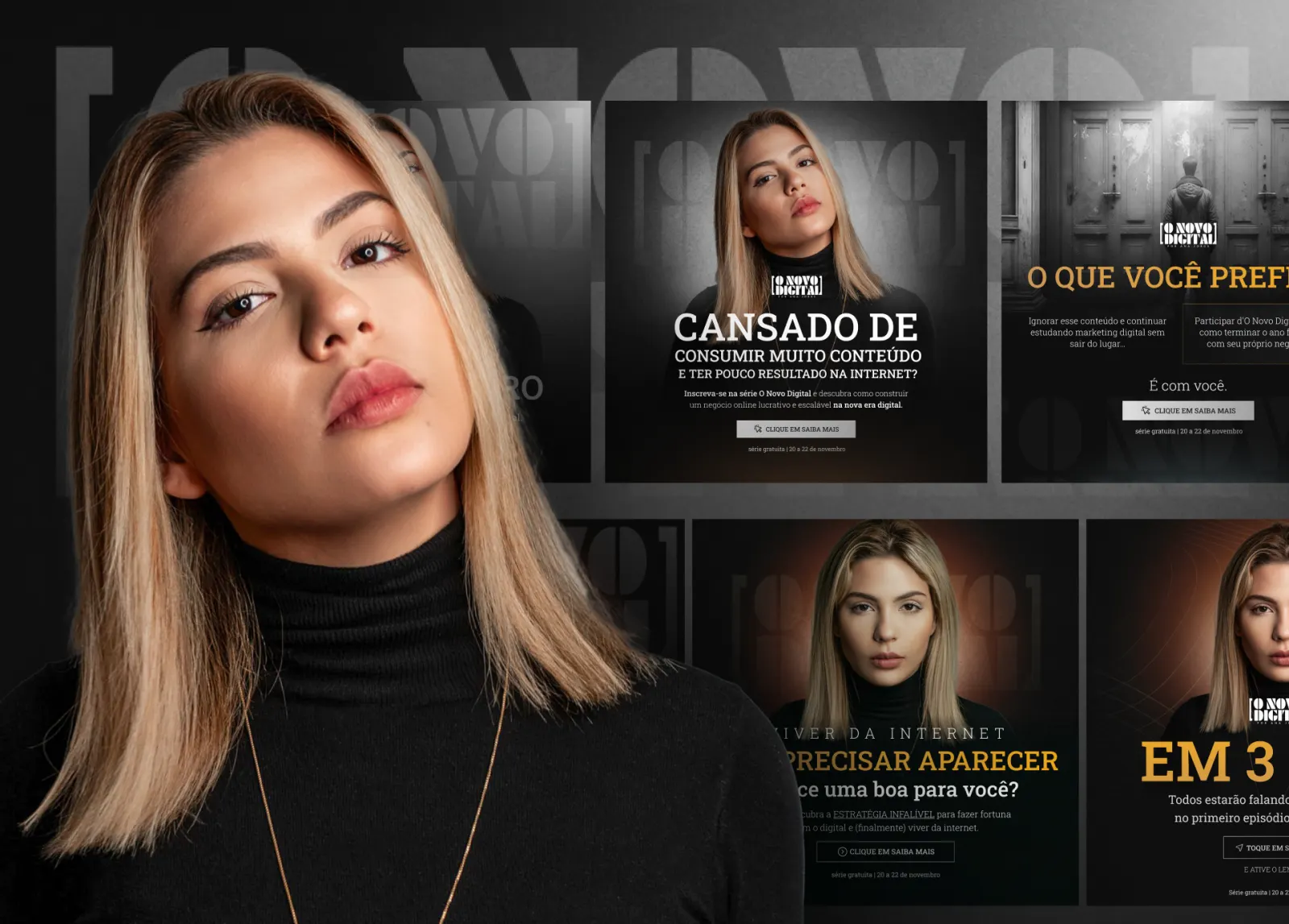 O Novo Digital launch identity for Ana Jords