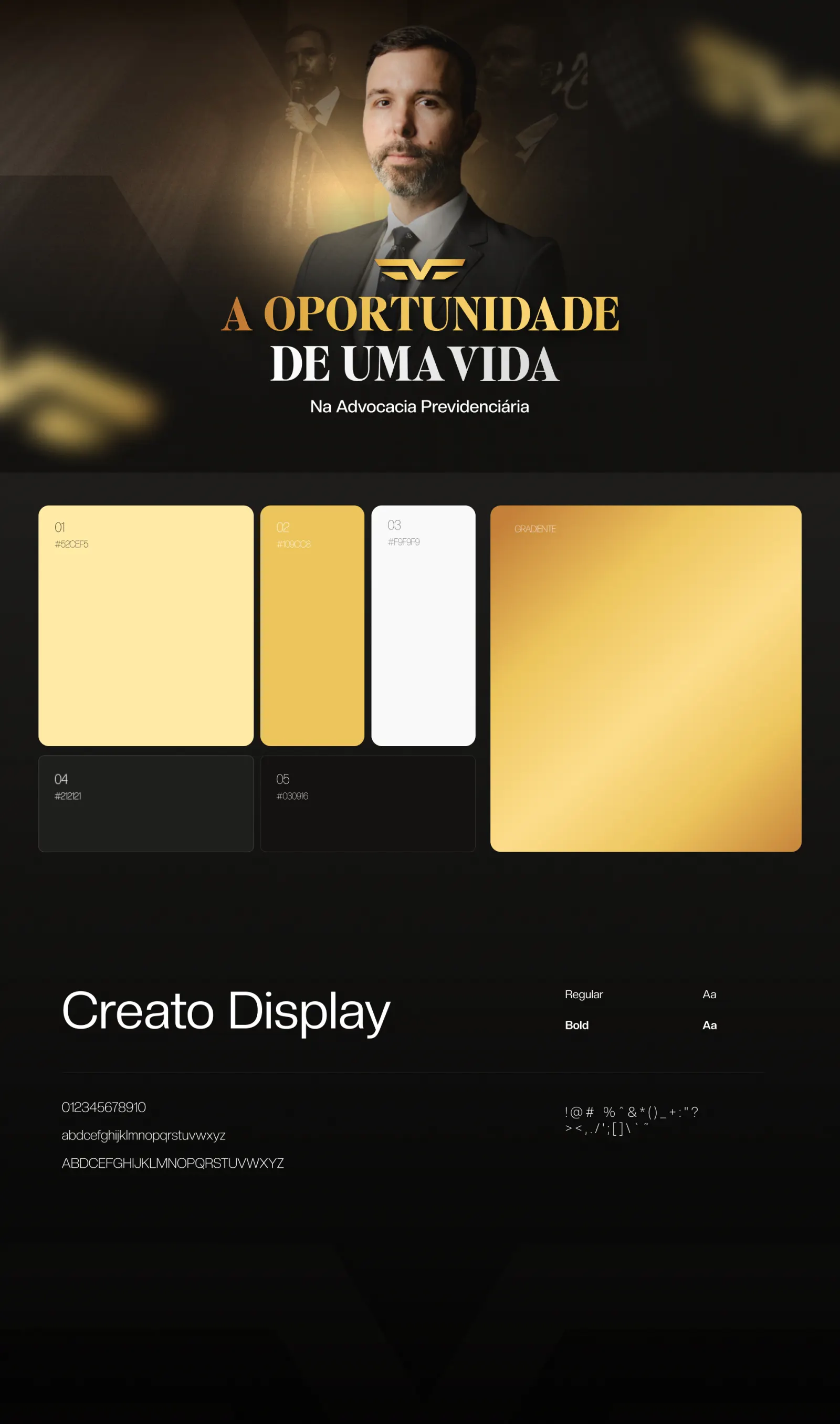 Launch key visual, palette and typography