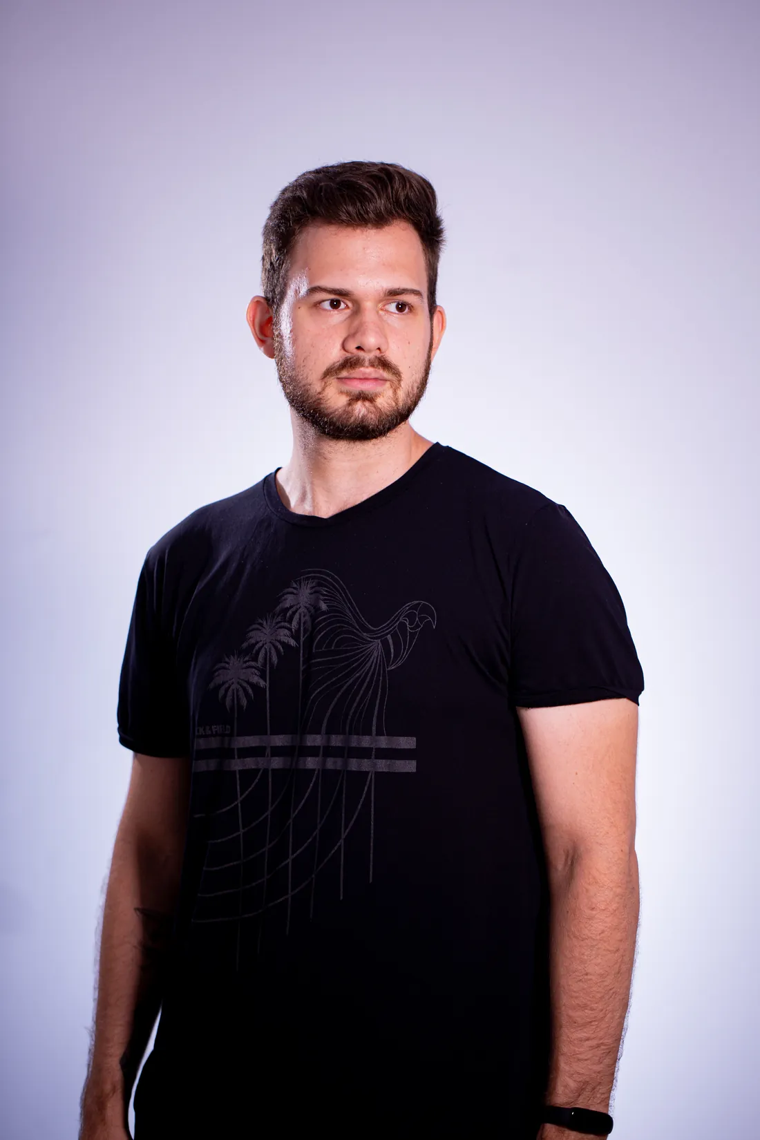 Pedro Gulin in the studio